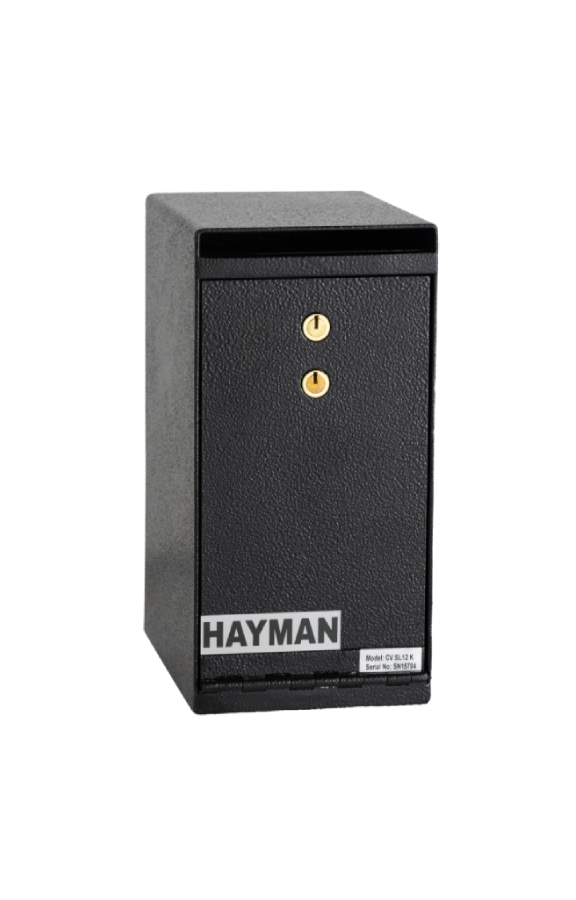 Hayman CashVault Front loading depository safe CV SL12 K